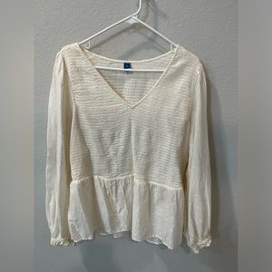 Old Navy peplum blouse 2X